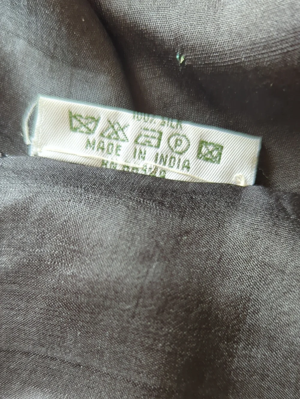 Sutton Studio black silk